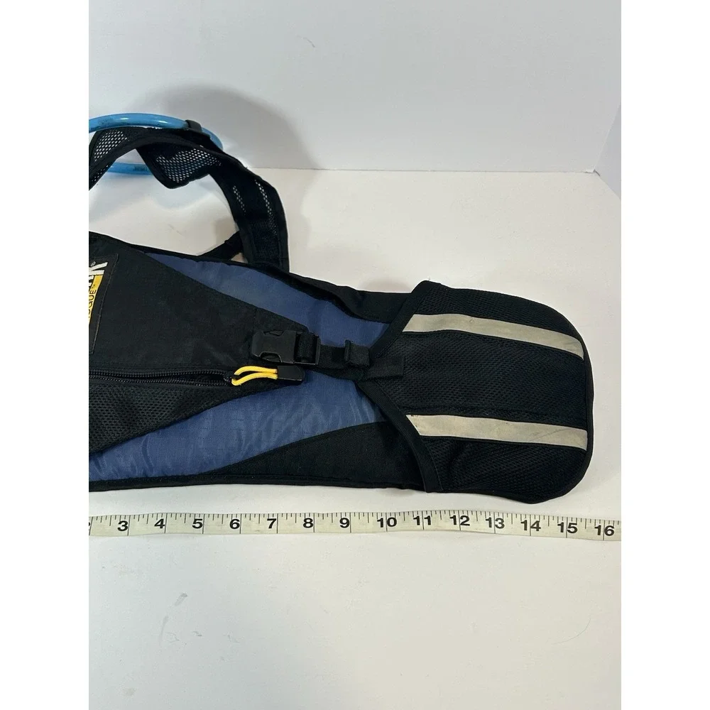 CamelBak Rogue Black/Blue Hydration Pack for Biking Hiking W/ Bladder